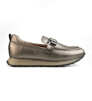Mocassins de couro Bolmet bronze