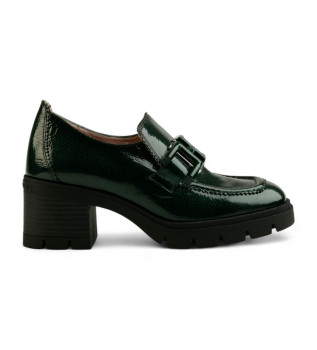 Mocasines de Piel Track verde