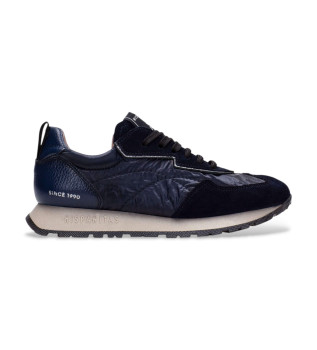 Sneakers in pelle blu navy del Kansas