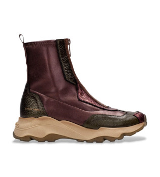 Leren sneakers Nepal Bolmet bordeaux