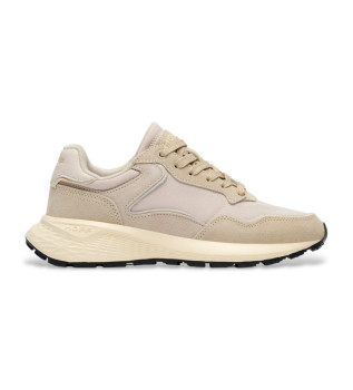 Zapatillas de Piel City Mkii beige