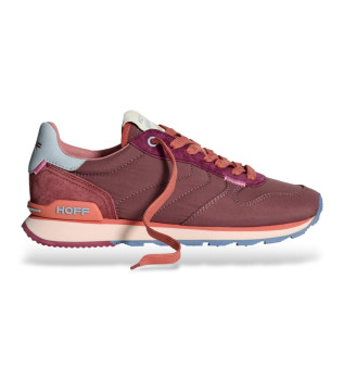 Maroon Track & Field leren sportschoenen