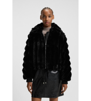 Floriane płaszcz czarny