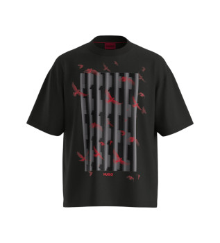 T-shirt Digraph preta