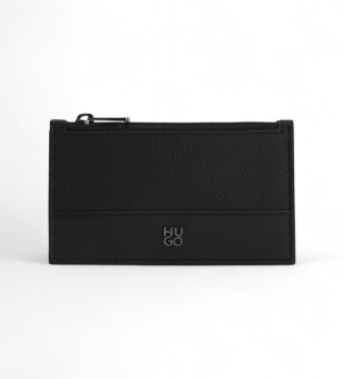 Quantic Leder Portemonnaie schwarz