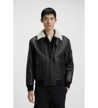 Fliegerjacke Loran schwarz 