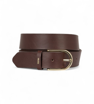 Brązowy skórzany pasek Zoey