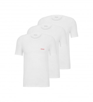 Lot de 3 gilets en coton blanc