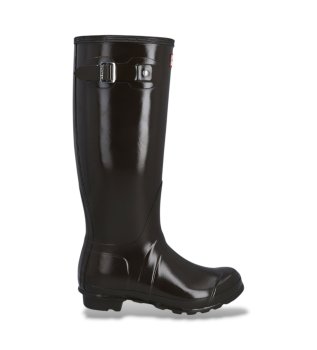 Botas de agua Original Tall Gloss Wellington marrón