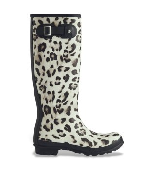 Bottes de pluie Original Tall Snow imprimé blanc