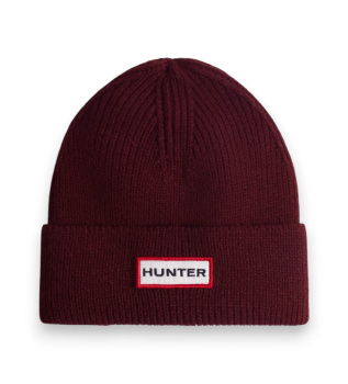Set di cappello e sciarpa bordeaux