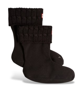 Calzini 6 Stitch Cable Short neri