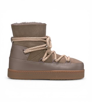 Botas de Pele Classic taupe
