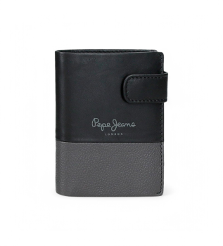 Dobbelt tegnebog, sort