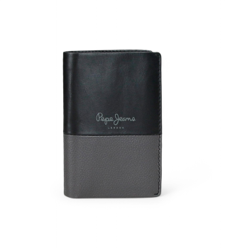 Dobbelt tegnebog, sort