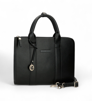 Porta-documentos Elia preto