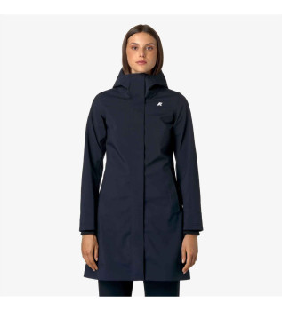 Granatowy płaszcz Stephy Bonded Coat