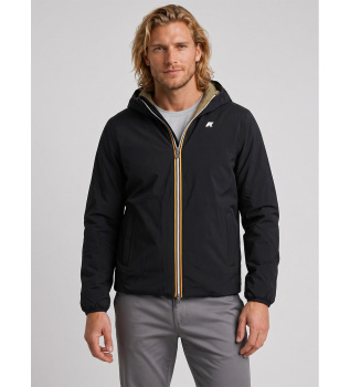 Chaqueta Reversible Jack St Warm Double negro, verde
