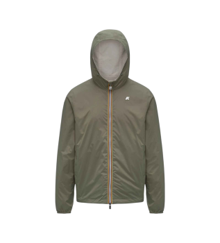 Jake jakke vendbar beige, gr�n