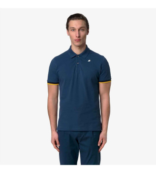 Polo Vincent Pique blau