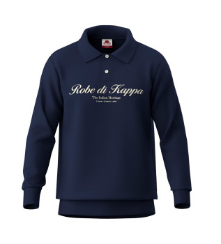 Afslappet poloshirt med navnelogo