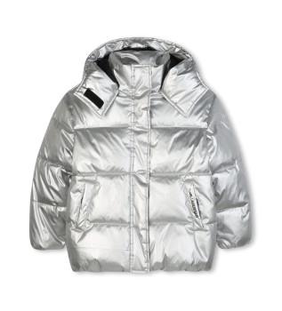 Casaco moderno prateado