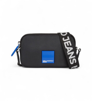 Bandolera Mini con Logo cuadrado de KLJ negro