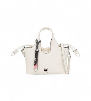 Bolso Ikon pequeo blanco roto