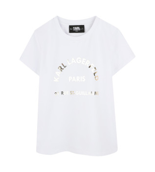 Koszulka z krótkim rękawem biała