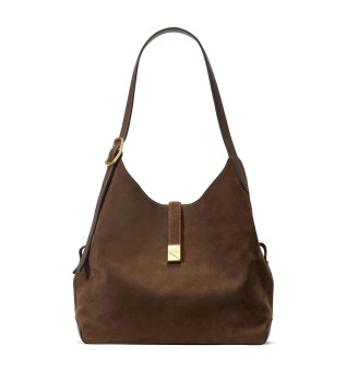 Sac  bandoulire en cuir marron