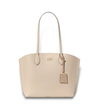 Suite Open sac fourre-tout en cuir beige