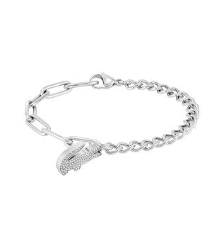 Versilbertes Stahlarmband