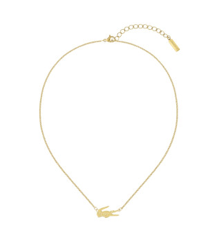 Collier en acier plaqu or