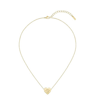 Collier  maillons en plaqu or