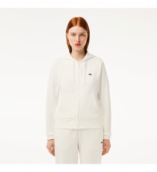 Sudadera LACOSTE SF9214 70V blanca - Mujer