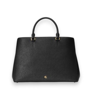 Sac cartable Hanna grand en cuir noir