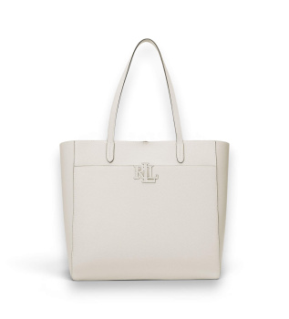 Borsa tote Cameryn grande pelle granulata nero
