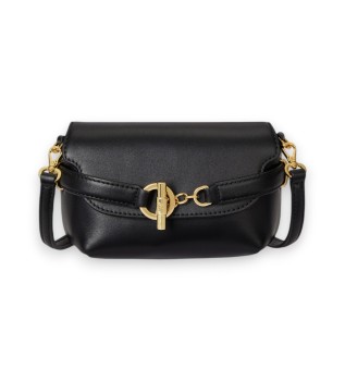 Blaike majhna usnjena torbica za čez kožo črna