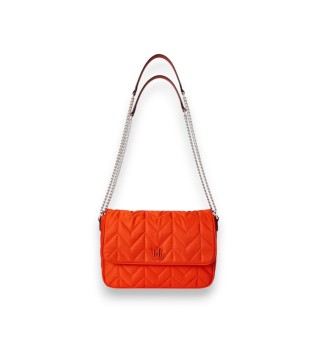 Mellemstor orange quiltet Stevie messenger-taske