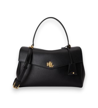 Black nappa medium Farrah satchel bag