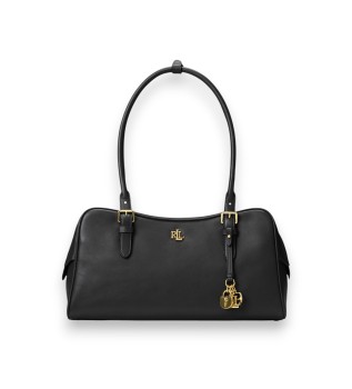 Bolso satchel Marcy de piel negro