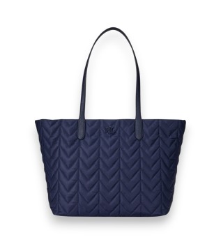 Borsa tote Stevie extra large trapuntata blu marino