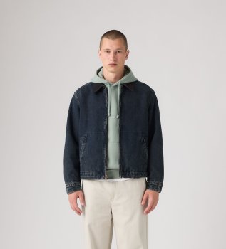 Blå Castro Full Zip-jakke med foer