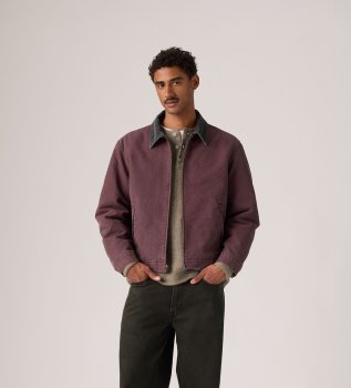 Castro Full Zip Jacket with brown lining
