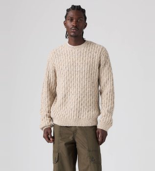 Presidio Crew Neps sweater brun