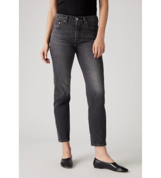 Jeans 501 Crop schwarz