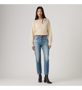 Jeans leggeri blu 501 Crop