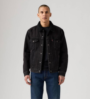 Type Sherpa Trucker Jacket Giv it black