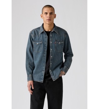 Chemise Western Standard bleue