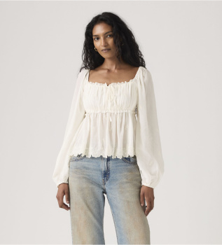 Off-white Boho Ottie blus